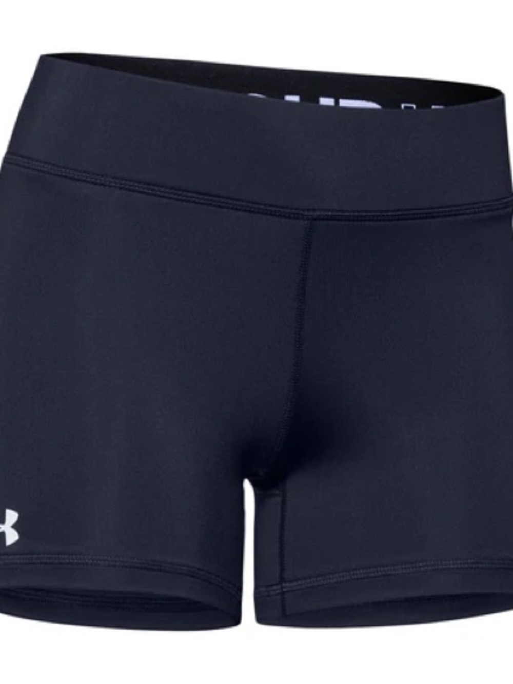 UNDER ARMOUR TEAM SHORTY 4" WOMEN'S SHORTS (navy blue)